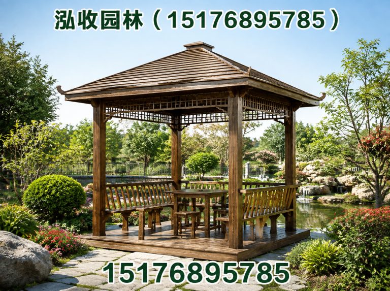 松原防腐木展示图